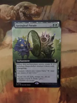 Springleaf Parade (Extended Art) Commander: Lorwyn Eclipsed Regular - Image 1