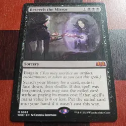 Mtg Beseech the Mirror LP/NM Wilds of Eldraine Magic Tutor Card Mythic Rare - Image 1