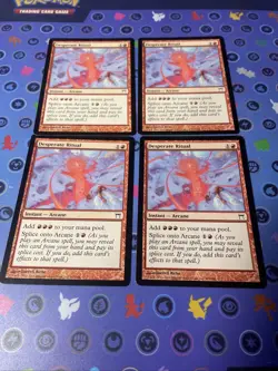 Mtg Desperate Ritual X4 Champions Of Kamigawa Magic The Gathering Playset MP - Image 1