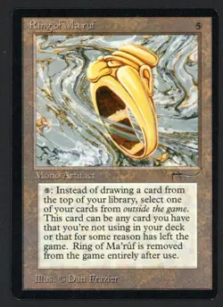 ***Ring of Ma'ruf*** MTG Arabian Nights Magic Kid Icarus - Image 1