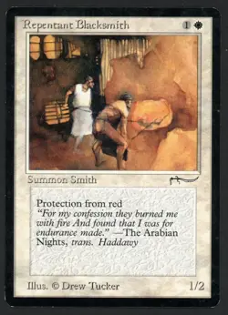 ***Repentant Blacksmith*** MTG Arabian Nights Magic Kid Icarus - Image 1
