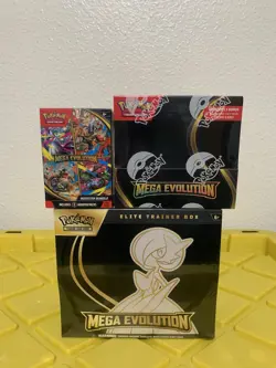 Pokemon Mega Evolution Lot of ETB, Enhanced Booster Box + Booster Bundle SEALED - Image 1