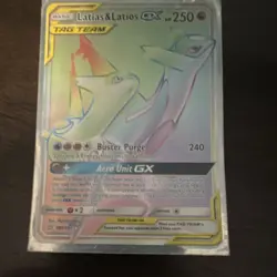 Pokemon Latias & Latios GX TAG TEAM Secret Rare Holo 190/181 Team Up - Image 1