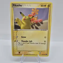 Pokemon Pikachu 016/017 POP Series 2 Regular 40 HP Thunder Jolt Basic Common - Image 1