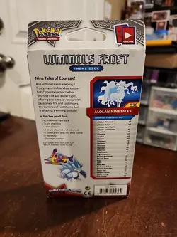 Pokemon TCG Sun & Moon Burning Shadows Luminous Frost Theme Deck Factory Sealed - Image 2