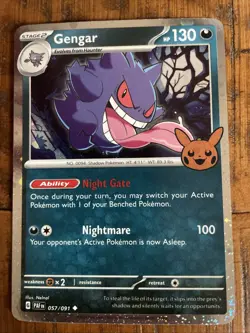 Gengar 57/91 | 2024 Trick Or Trade | Cosmos Holo | Pokemon (LP) - Image 1