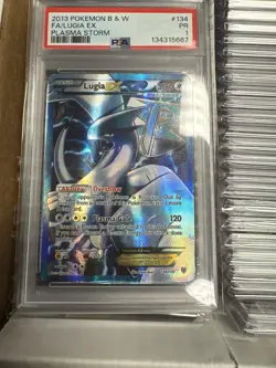 LUGIA EX 134/135 PSA 1 PR PLASMA STORM ULTRA RARE FULL ART HOLO POKEMON LOW POP - Image 3