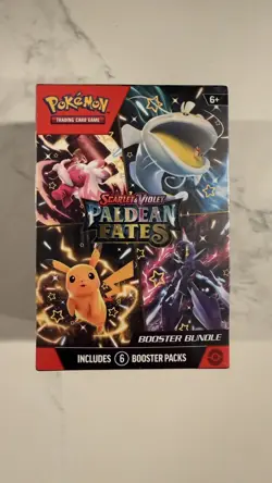 Pokemon TCG Scarlet & Violet Paldean Fates Booster Bundle New Factory Sealed - Image 1