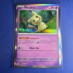 Mimikyu Holo Rare 037/091 Pokemon TCG Paldean Fates NM/M - Image 1