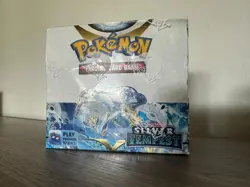 SEALED Pokemon Sword & Shield Silver Tempest Booster Box (36 Packs) - Image 2