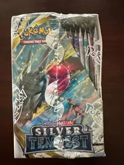 SEALED Pokemon Sword & Shield Silver Tempest Booster Box (36 Packs) - Image 5