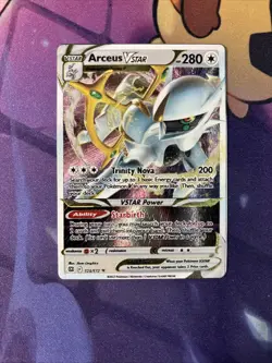 Arceus Vstar - 123/172 - Metal - Gamestop Exclusive Promo - NM - Pokemon Promos - Image 1