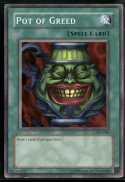 1996 Yu-Gi-Oh! 1st Edition Pot of Greed - Image 1