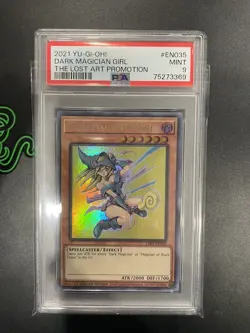 Dark Magician Girl Yu-Gi-Oh! The Lost Art Promotion EN035 MINT PSA 9 - Image 1