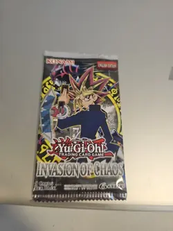 Konami Yu-Gi-Oh! TCG Invasion Of Chaos Blister Booster Pack 83717885146 - Image 1