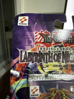 Yu-Gi-Oh Labyrinth of Nightmare Blister Booster Pack 1st Edition Konami (SEALED) - Image 2