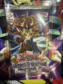 Yu-Gi-Oh Labyrinth of Nightmare Blister Booster Pack 1st Edition Konami (SEALED) - Image 4