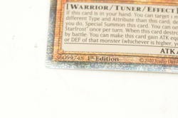 YuGiOh Visas Starfrost (Starlight Rare) CYAC-EN100 Cyberstorm Access 1st Edition - Image 3