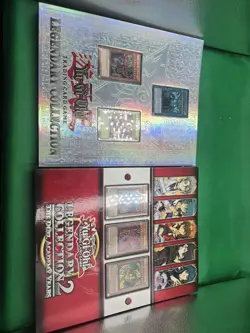 Lot Of 2 Yu-Gi-Oh Card Storage Binders With Cards Fair SX34 - Image 1