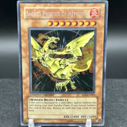 Sacred Phoenix of Nephthys EEN-ENSE3 Limited Edition Yugioh Card - Image 1