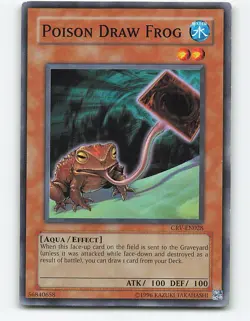 Poison Draw Frog #CRV-EN028 Yugioh Card - Image 1