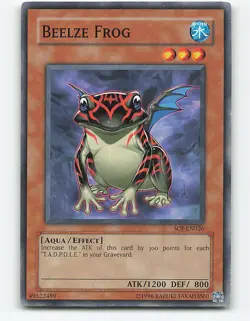 Beelze Frog #SOI-EN026 Yugioh Card - Image 1
