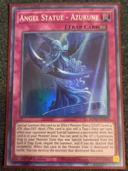 1x (NM) Angel Statue - Azurune - BLVO-EN079 - Super Rare - 1st Edition YuGiOh - Image 1