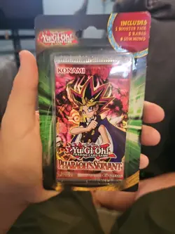 Yugioh Pharaoh’s Servant Booster Pack NEW SEALED 2 Rare 8 Common Shonen Jump - Image 1
