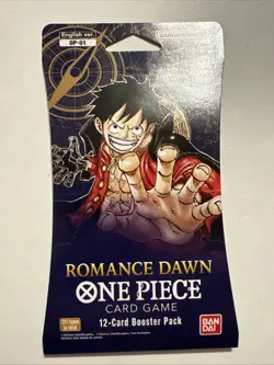 ONE PIECE OP-01 ROMANCE DAWN PRE-ERRATA SLEEVED PACK FACTORY SEALED - Image 1