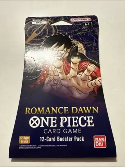 ONE PIECE OP-01 ROMANCE DAWN PRE-ERRATA SLEEVED PACK FACTORY SEALED - Image 2