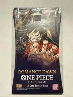 ONE PIECE OP-01 ROMANCE DAWN PRE-ERRATA SLEEVED PACK FACTORY SEALED - Image 5