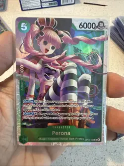 One Piece TCG - The Azure Sea's Seven - Perona OP14-033 SR - NM Foil - Image 1