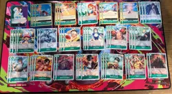 One Piece TCG Odyssey OP12 Complete Deck Lim Green Purple - Image 1