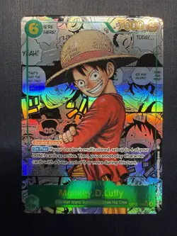 Monkey.D.Luffy (118) (Super Alt Art) OP13-118 Carrying On His Will English MANGA - Image 1