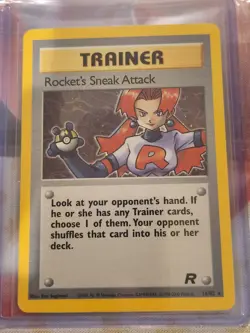 Vintage Pokemon Lot (3 Cards!) Sneak Attack, Dark Magneton, Poliwrath! Holo! - Image 4