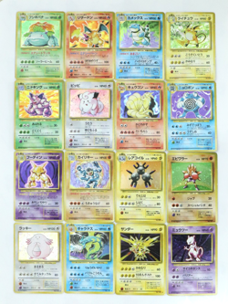 Pokemon Card Lot of 16 Base Set Holo Complete Set Old Back Vintage Japanese 1996 - Image 1