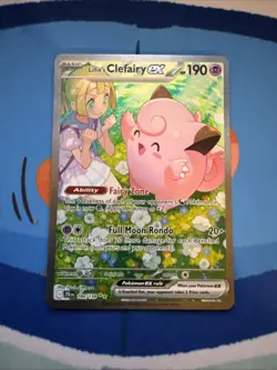 Lillie's Clefairy EX 184/159 SIR Journey Together Card NM Condition Pokemon TCG - Image 1