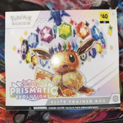 Pokemon TCG Prismatic Evolutions ETB Elite Trainer Box Brand New Factory Sealed - Image 1