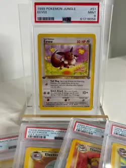 1999 Eevee #51/64 PSA 9 MINT Pokemon 1st Edition Jungle WOTC - Image 4