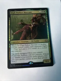 Magic the Gathering Lorwyn Eclipsed High Perfect Morcant Foil - Image 1