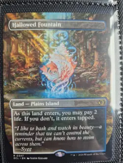 Hallowed Fountain Non Foil Borderless 0347 Lorwyn Eclipsed - Image 1