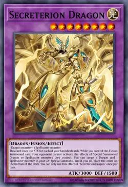 Secreterion Dragon Ultra Rare DUAD-EN037 Yugioh 1st Edition NM - Image 1