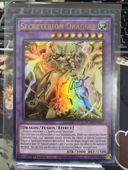 Yugioh Yu-Gi-Oh! Secreterion Dragon DUAD-EN037 1st edition UR Ultra Rare Card NM - Image 1