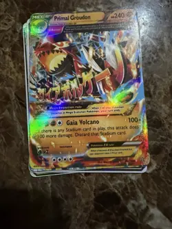 Primal Groudon EX (Omega) 86/160 XY - Primal Clash Holo - Image 1
