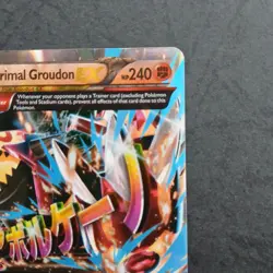 Primal Groudon EX (Omega) 86/160 Pokemon TCG XY-Primal Clash Ultra Rare HOLO - Image 4
