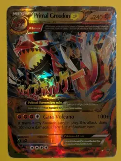 Primal Groudon EX (Omega) 86/160 XY - Primal Clash Holo Heavily Played - Image 1