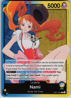 Nami (041) OP11-041 A Fist of Divine Speed One Piece TCG - Image 1