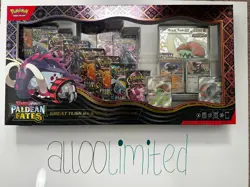 NEW Pokemon Paldean Fates Great Tusk Iron Threads Ex Premium Collection Lot of 6 - Image 1