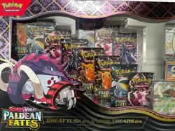 NEW Pokemon Paldean Fates Great Tusk Iron Threads Ex Premium Collection Lot of 6 - Image 4
