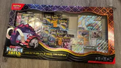 Pokemon TCG: Paldean Fates Great Tusk ex & Iron Threads Premium Collection NEW - Image 1